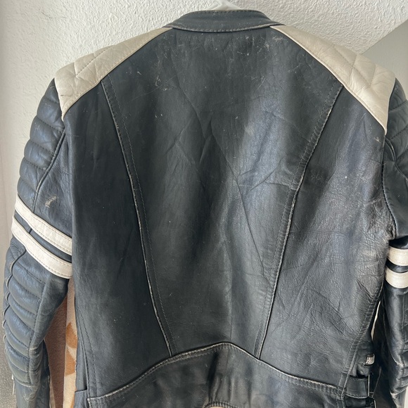 Vintage Leather Jacket - Erel Hamburg Size 40. Perfectly worn in. - Picture 9 of 17